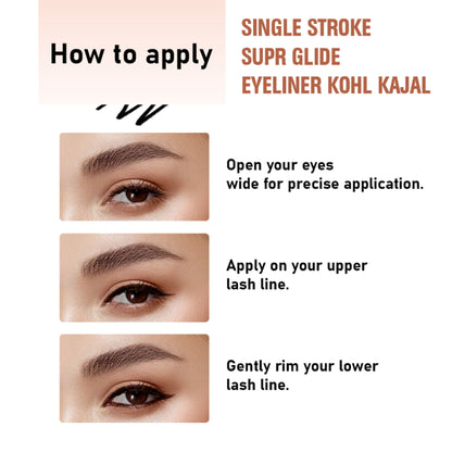 Matt Look Single Stroke Eyeliner Kohl Kajal - Deep Blue - Distacart