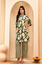 Thumbnail for Vaasva Women Floral Aline Printed Cord Set