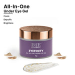 Thumbnail for BiE Eyefinity Under Eye Gel with Gold,Silver Leaf & Stem Cells for Dark Circles,Wrinkles & Puffiness