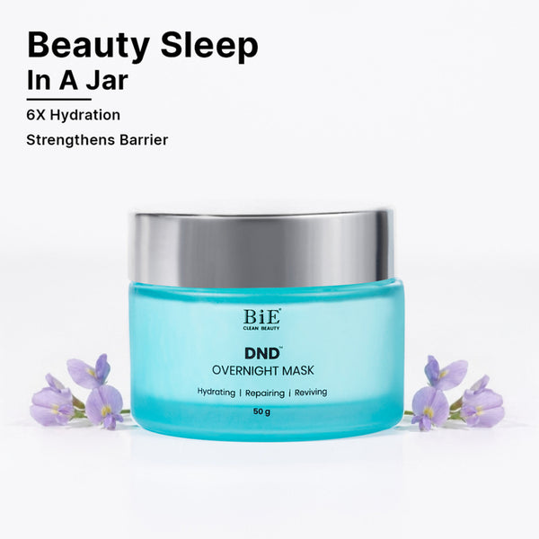 BiE DND Overnight Sleeping Face Mask -Ceramides & Bakuchiol - Plumps, Hydrates & Repair Skin Barrier