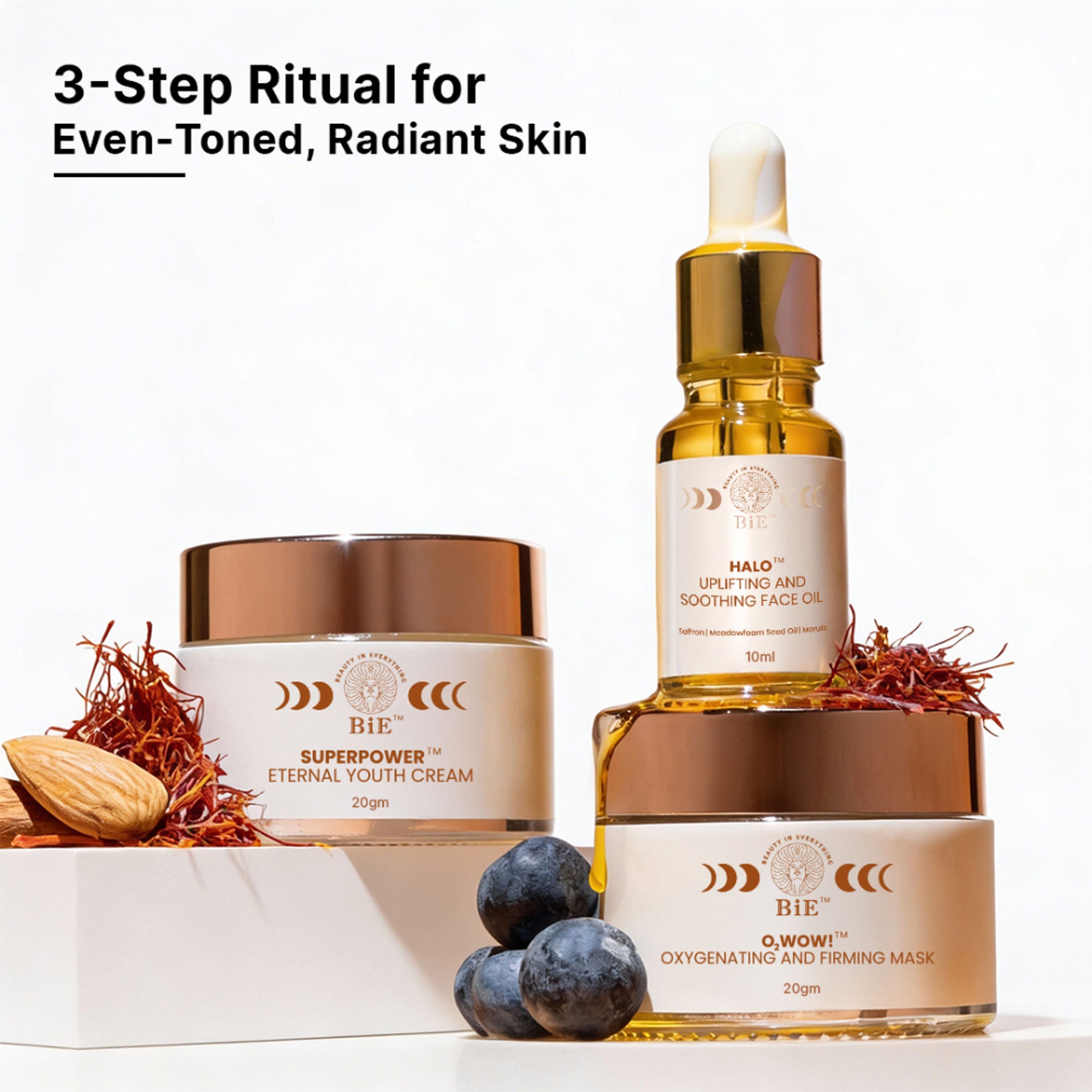 BiE Anti-Pigmentation Kit - Brightens, Reduces Dark Spots, Evens Skin Tone, Combo for All Skin Types