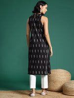 Thumbnail for Sangria Women Geometric Printed Pure Cotton Kurta - Distacart