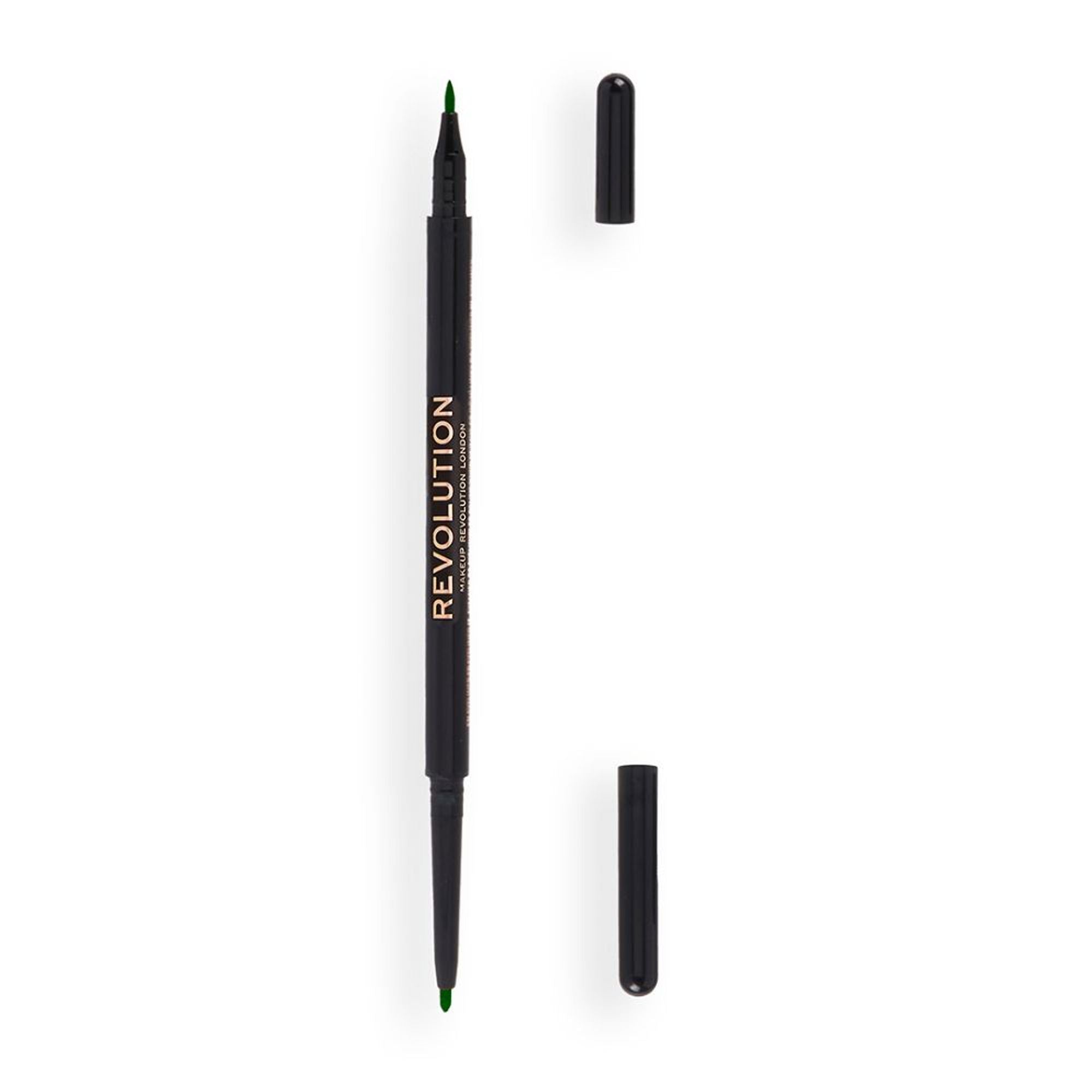 Makeup Revolution Felt & Kohl Eyeliner - Green