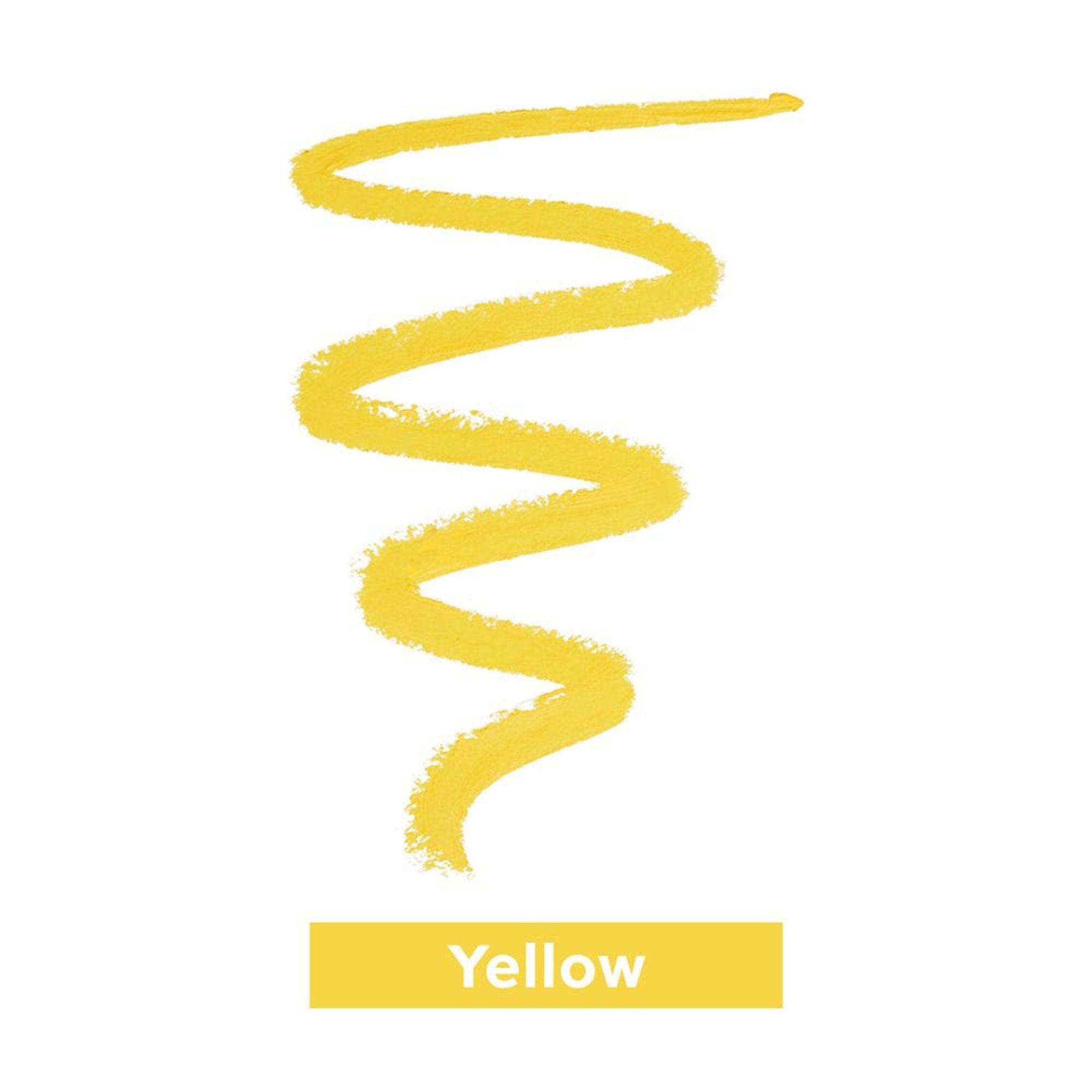 Makeup Revolution Streamline Waterline Eyeliner Pencil-Ultra Creamy Smudge Proof Smokey Looks - Yellow - Distacart