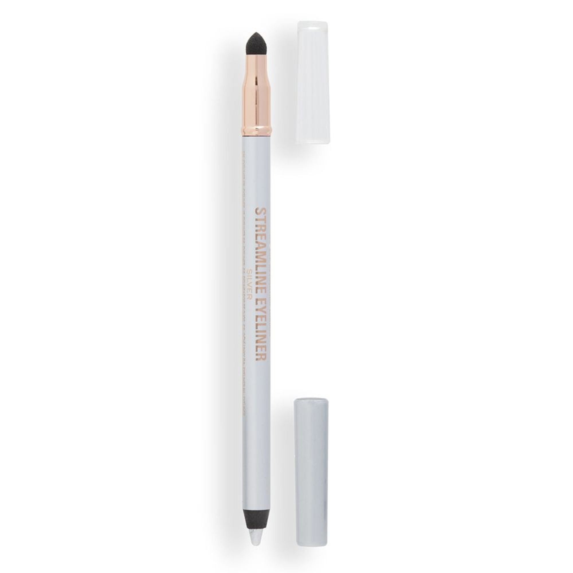 Makeup Revolution Streamline Waterline Eyeliner Pencil-Ultra Creamy Smudge Proof Smokey Looks - Silver - Distacart