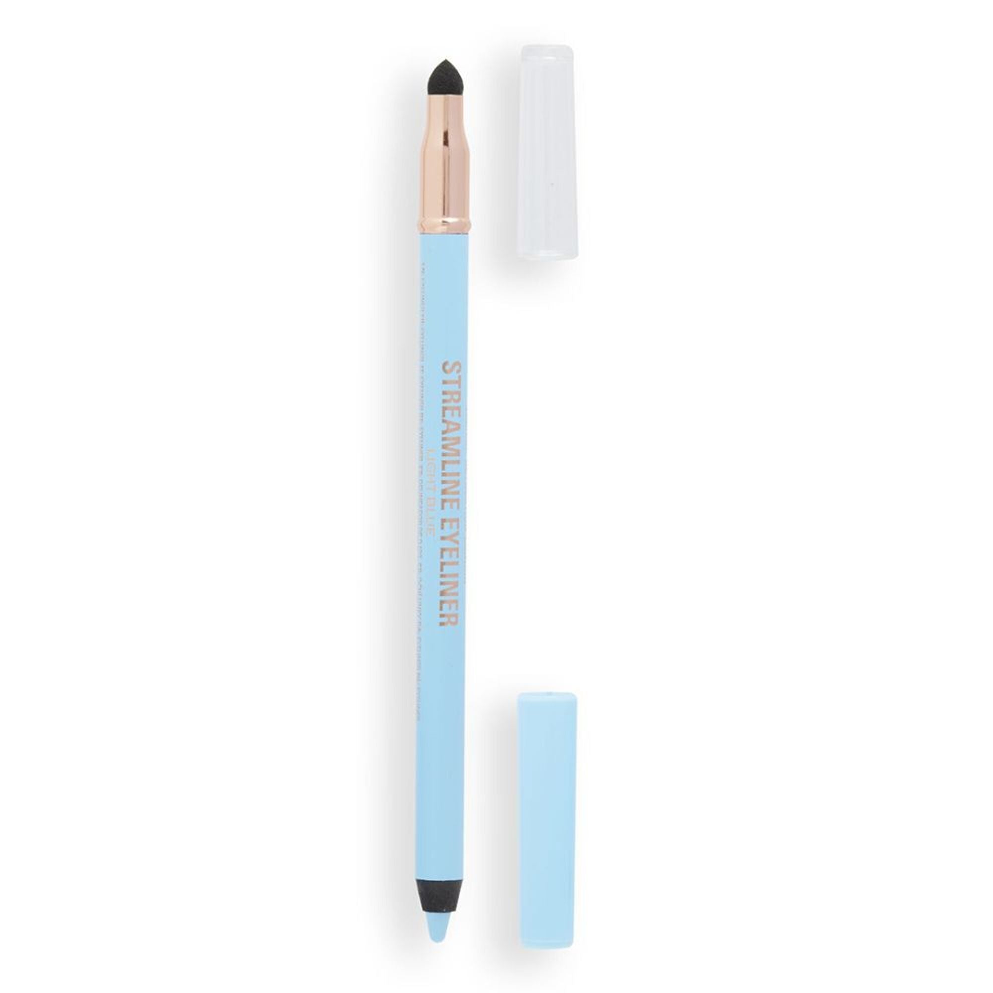 Makeup Revolution Streamline Waterline Eyeliner Pencil-Ultra Creamy Smudge Proof Smokey Looks - Light Blue - Distacart