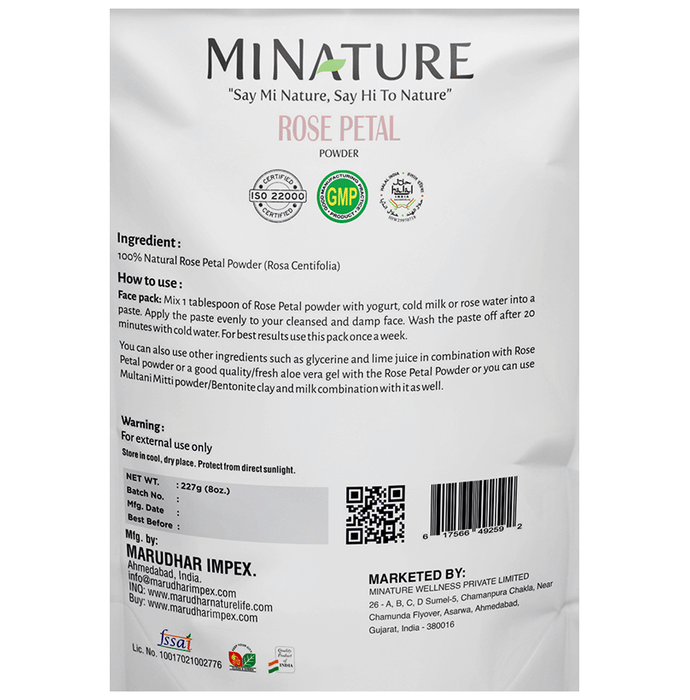 Minature Rose Petal Powder