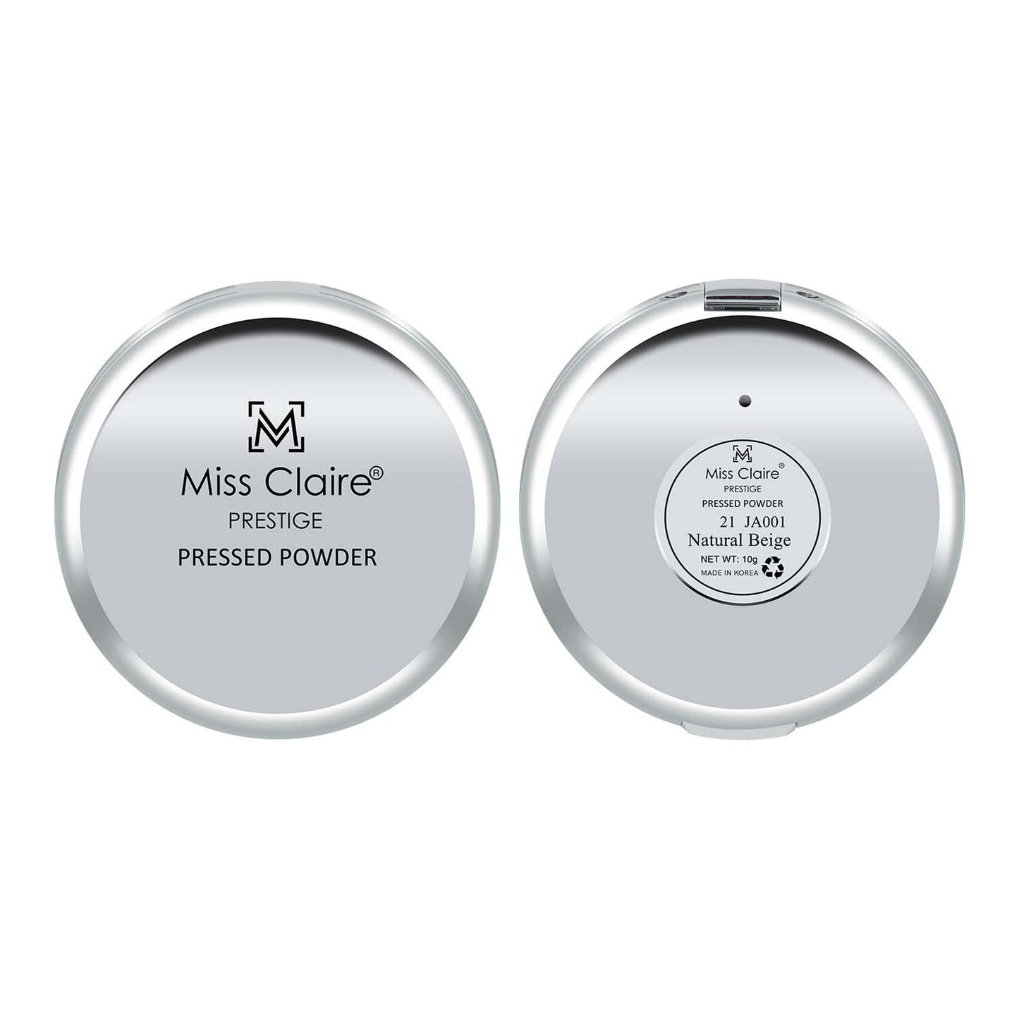 Miss Claire Prestige Pressed Powder - 21 Natural Beige - Distacart