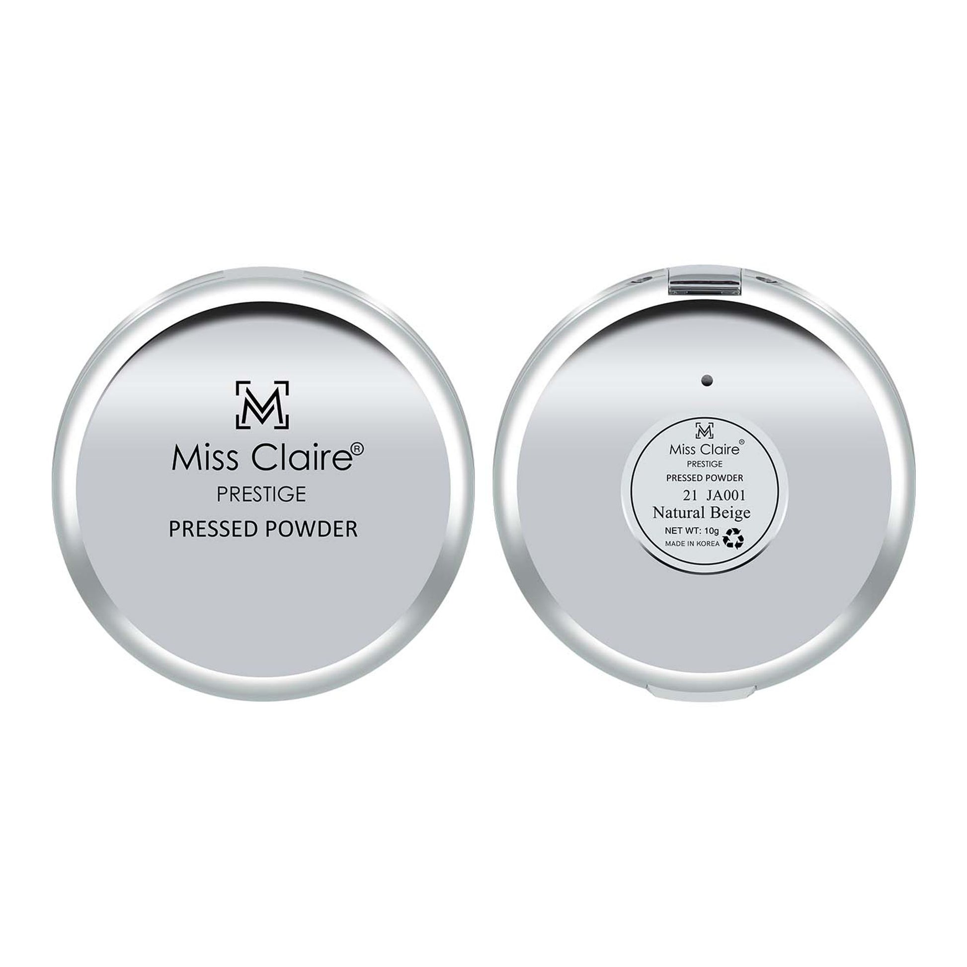 Miss Claire Prestige Pressed Powder - 21 Natural Beige - Distacart