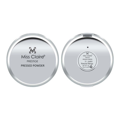 Miss Claire Prestige Pressed Powder - 21 Natural Beige - Distacart
