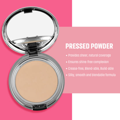 Miss Claire Prestige Pressed Powder - 21 Natural Beige - Distacart