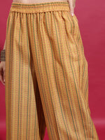Thumbnail for Vishudh Floral Printed Straight Kurta & Palazzos With Dupatta