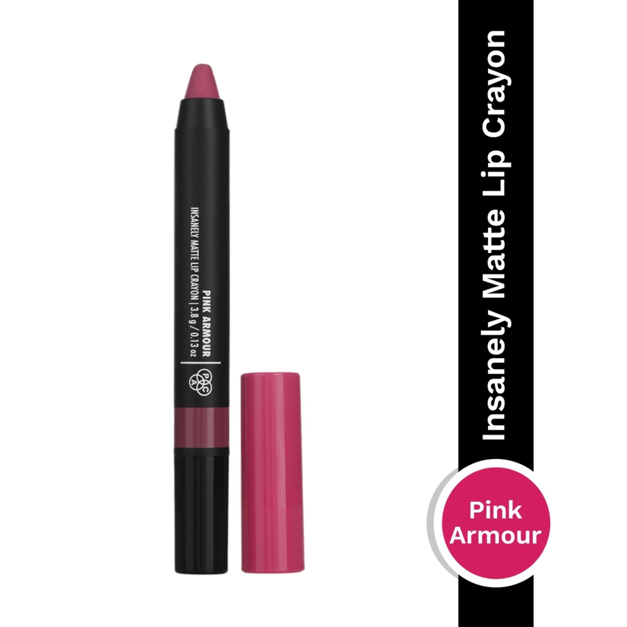 PAC Insanely Matte Lip Crayon - Pink Armour