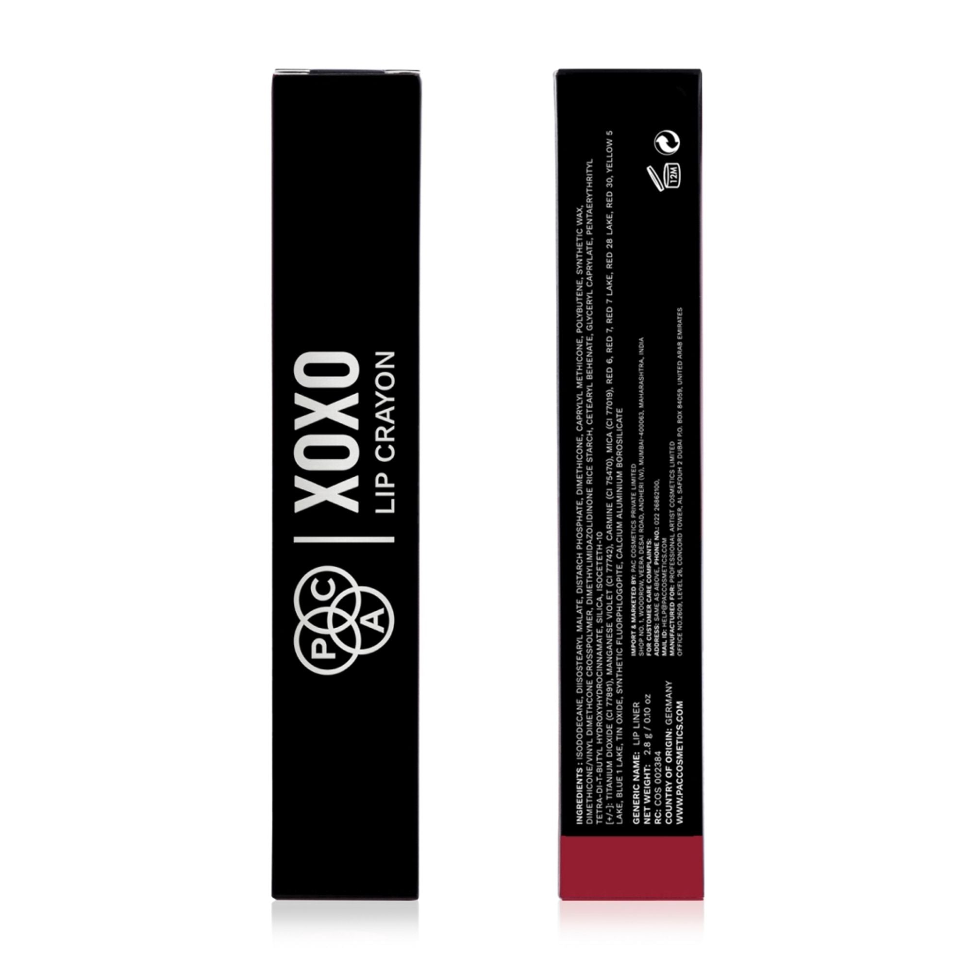 PAC Studio XOXO Lip Crayon - Old Flame - Distacart