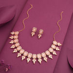 Thumbnail for Tehzeeb Creationss Baby Pink Colour Choker With Stud - Distacart