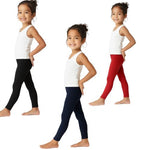 Thumbnail for Chilins Lycra Black,Blue,Red Cotton Legging for Girls