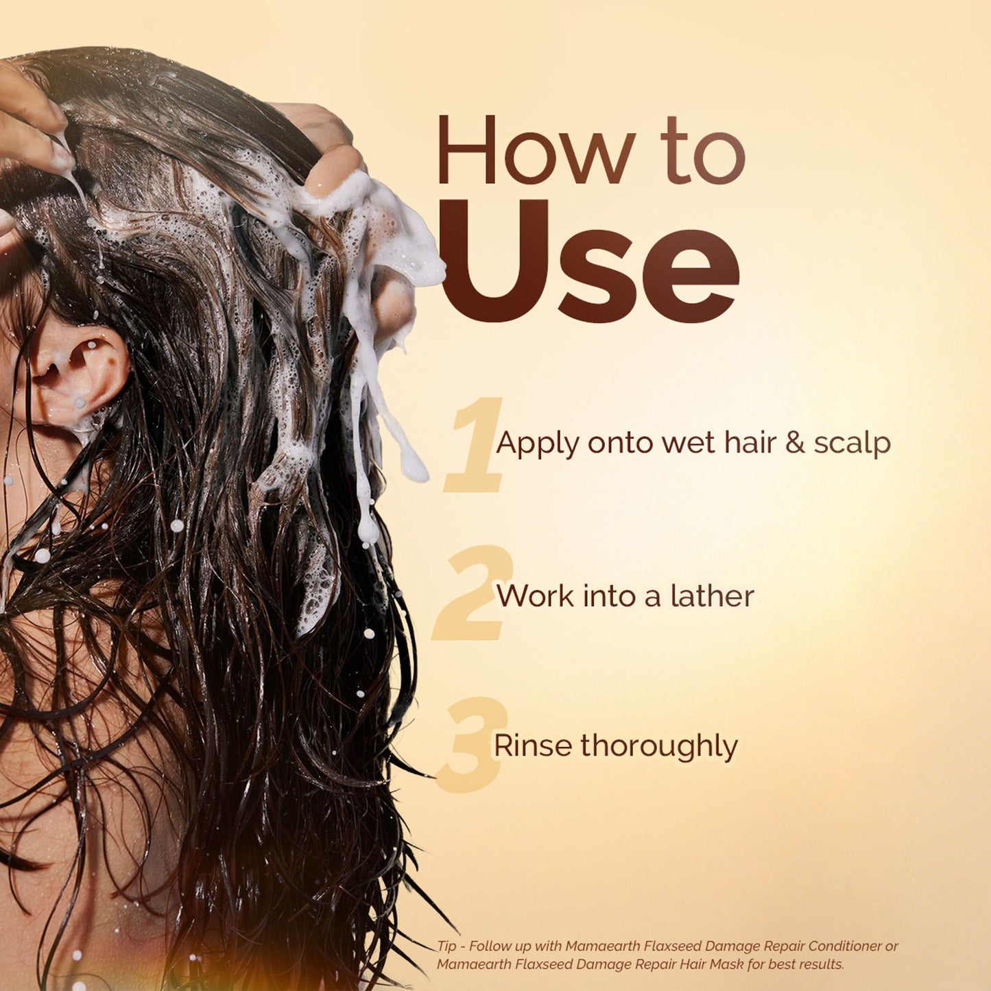 Mamaearth Flaxseed Damage Repair Shampoo - Dista