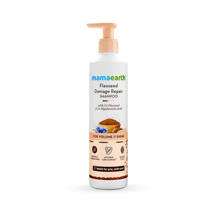 Mamaearth Flaxseed Damage Repair Shampoo - Dista