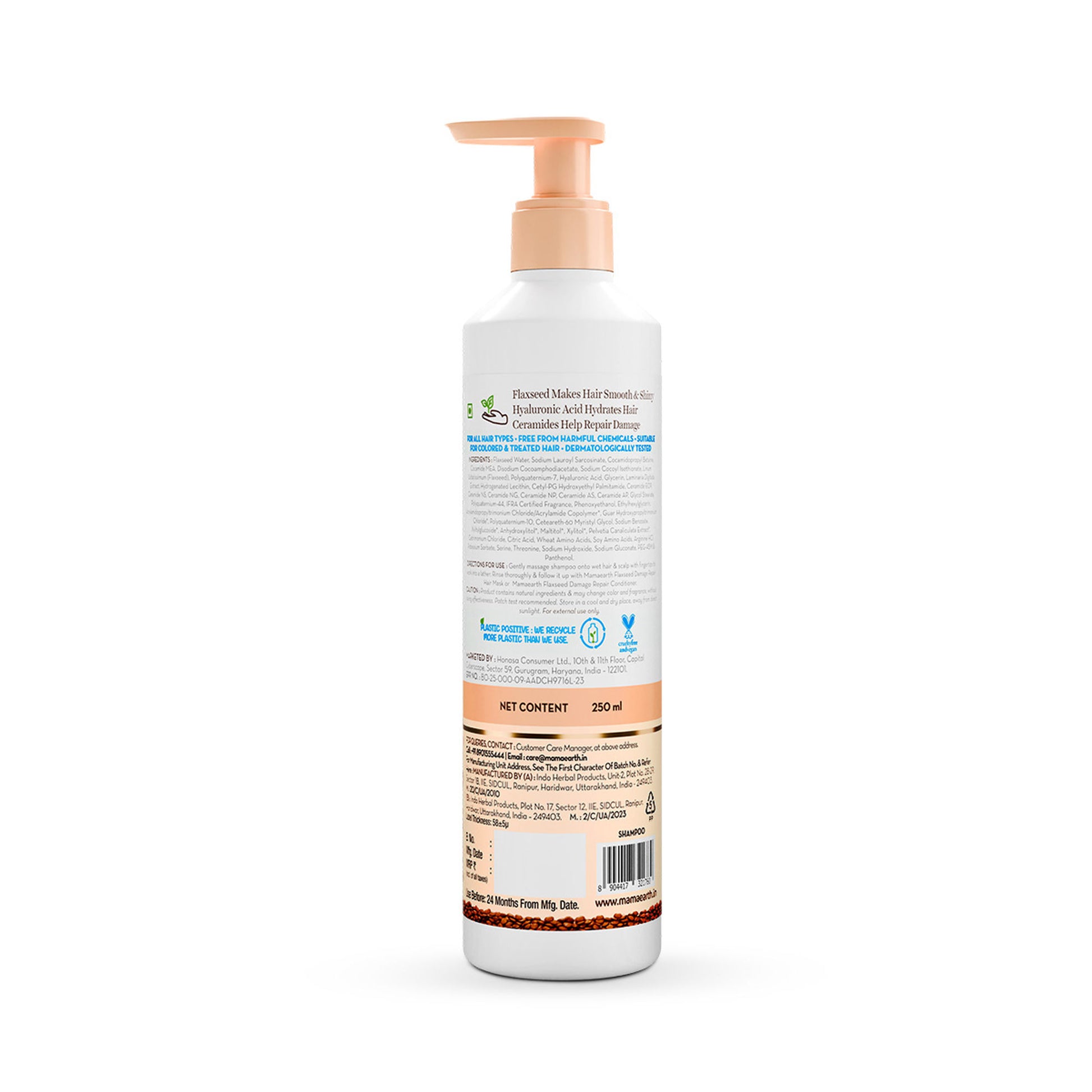 Mamaearth Flaxseed Damage Repair Shampoo - Dista