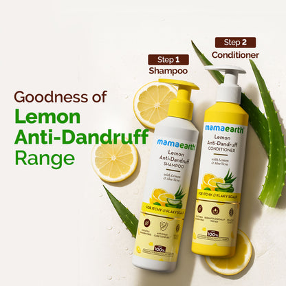 Mamaearth Lemon Anti-Dandruff Shampoo - Dista