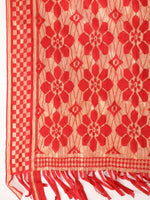 Thumbnail for Ode by House of Pataudi Floral Yoke Design Kurta With Trousers & Dupatta - Distacart