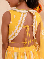 Thumbnail for Joban Fashion Girl's Yellow Color Lehenga Choli