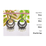 Thumbnail for New Stylish Oxidized Gold-Polished Gold Studs Earrings for Womens by House of Ree - Distacart