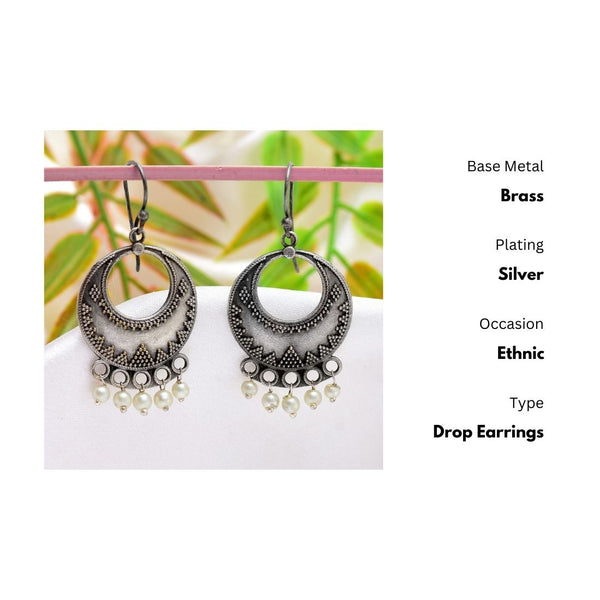 New Stylish Oxidized Gold-Polished Gold Studs Earrings for Womens by House of Ree - Distacart