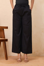 Thumbnail for Vaasva Women White Solid Palazzo Pant