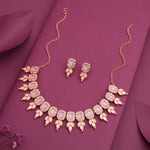 Thumbnail for Tehzeeb Creationss Lavender Colour Choker With Stud - Distacart