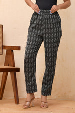 Thumbnail for Vaasva Women Dobby Straight Pants