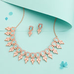 Thumbnail for Tehzeeb Creationss Sky Blue Colour Choker With Stud - Distacart