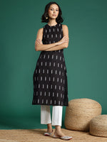 Thumbnail for Sangria Women Geometric Printed Pure Cotton Kurta - Distacart