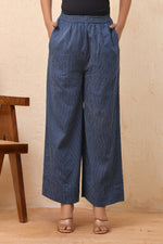 Thumbnail for Vaasva Women Royal Blue Palazzo Pants