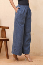 Thumbnail for Vaasva Women Royal Blue Palazzo Pants