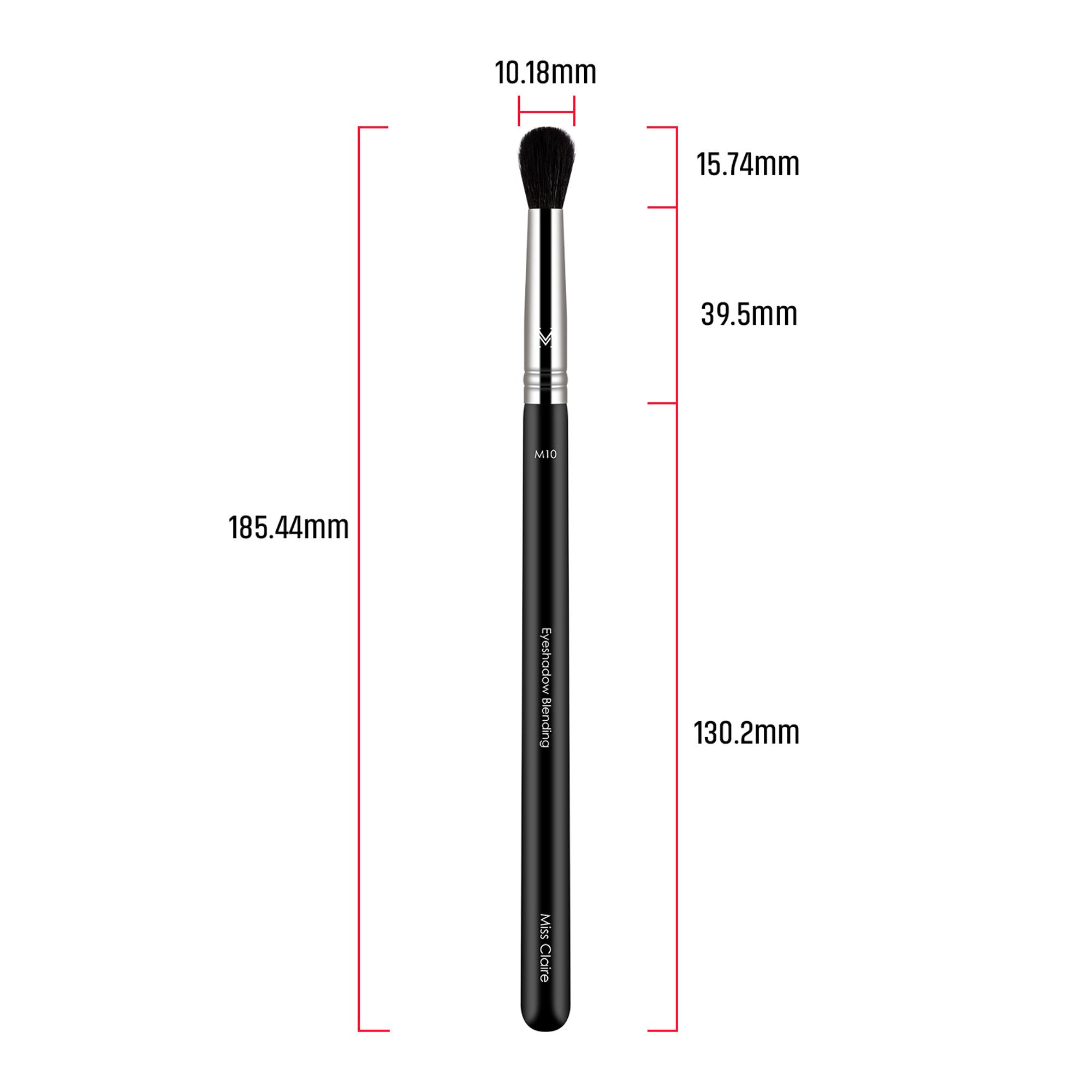 Miss Claire M10 - Eyeshadow Blending Brush - Chrome