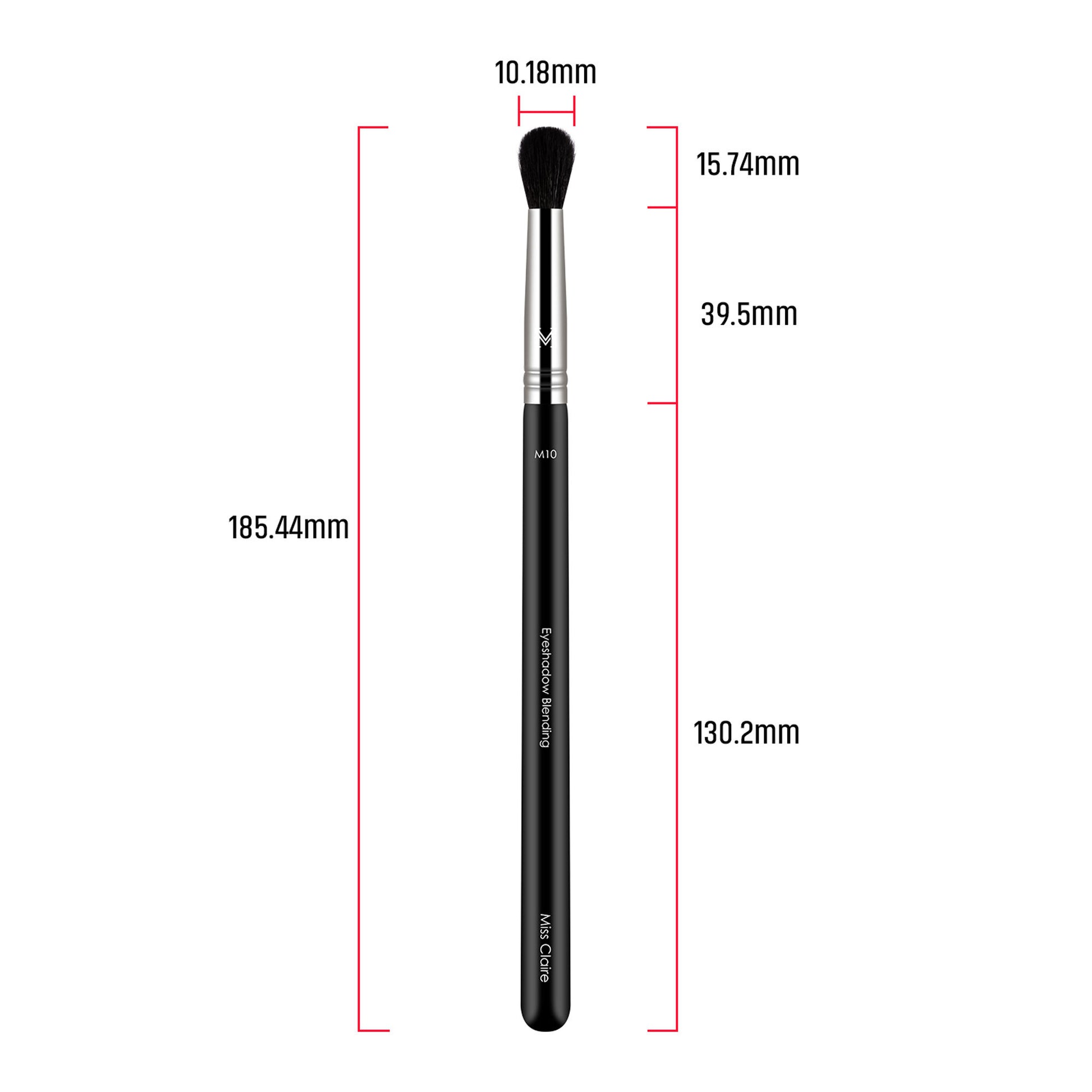 Miss Claire M10 - Eyeshadow Blending Brush - Chrome - Distacart