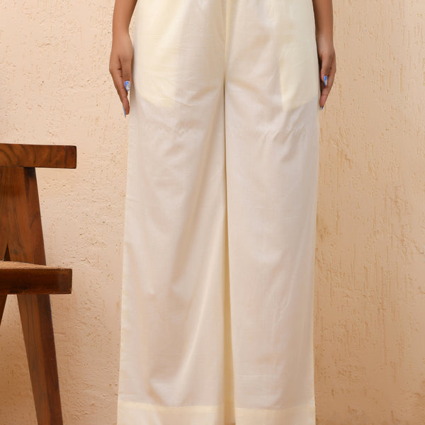 Vaasva Women Royal Blue Straight Pant