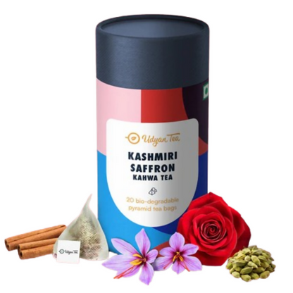 Udyan Tea Kashmiri Saffron Kahwa Green Tea - Dista