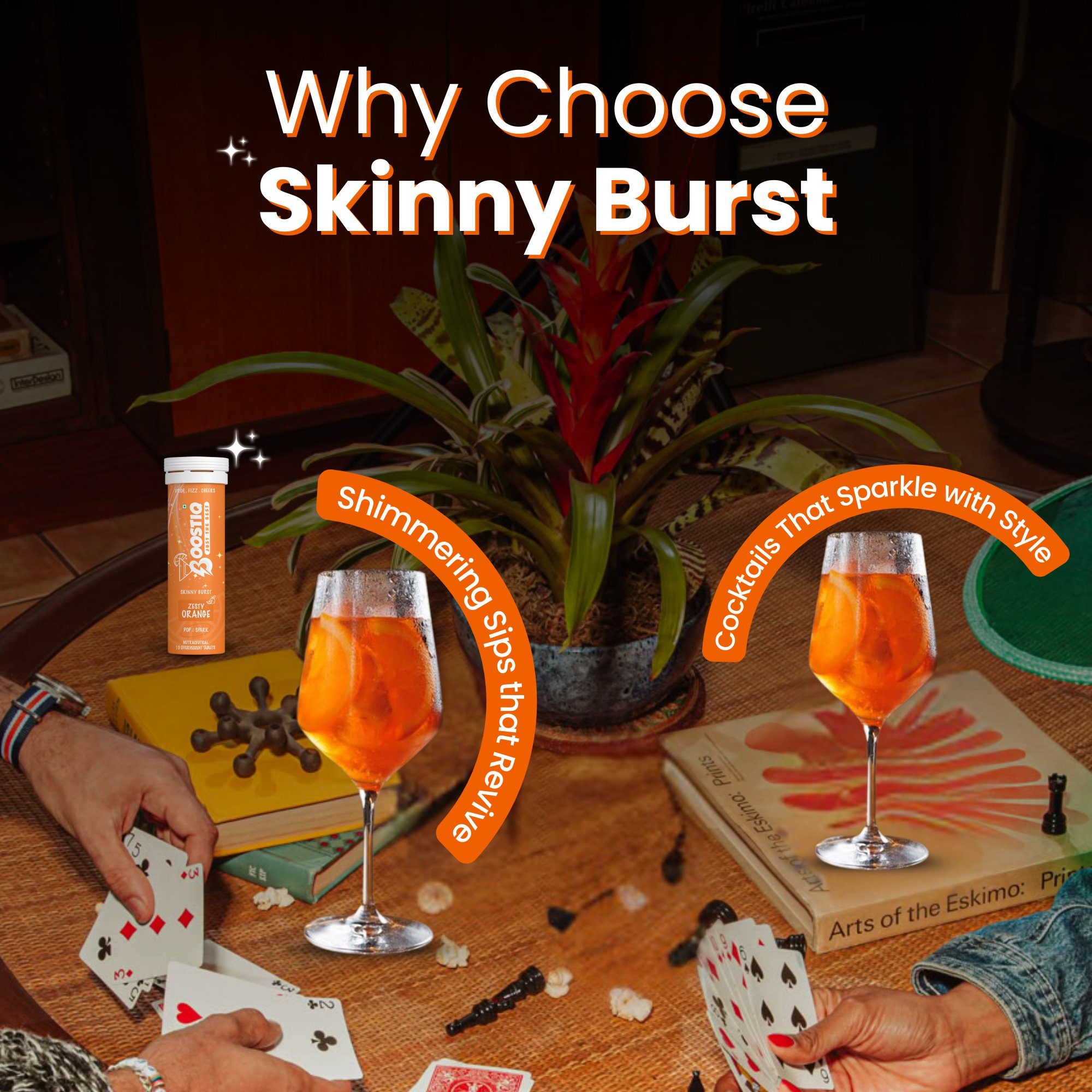 BOOSTIQ Pop & Spark Effervescent Tablets - Zesty Orange - Distacart