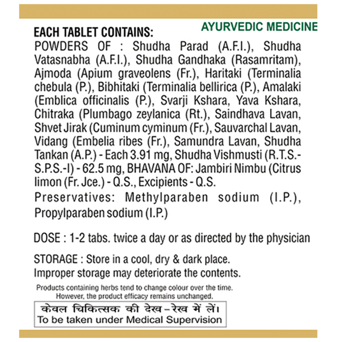 SDH Naturals Agnitundi Vati