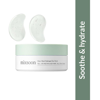 Mixsoon Cica-Hyal Hydrogel Eye Patch, Soothes, Hydrates & Calms Sensitive Eye Area