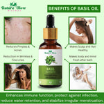 Thumbnail for Nature Glow Herbal Basil Essential Oil - Distacart