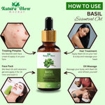 Thumbnail for Nature Glow Herbal Basil Essential Oil - Distacart