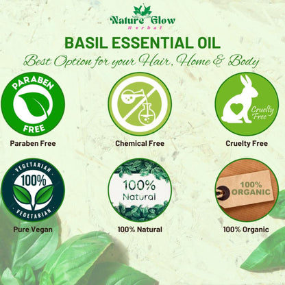 Nature Glow Herbal Basil Essential Oil - Distacart