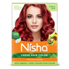 Nisha Creme Hair Color for Women - Cherry Red - Distacart