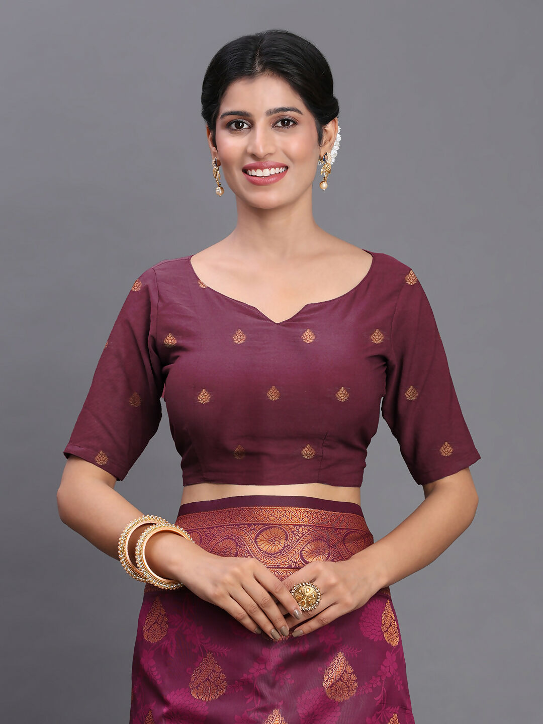 Astita Silk Purple Saree