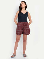 Thumbnail for Alvano Printed Maroon Boxer Shorts - Distacart