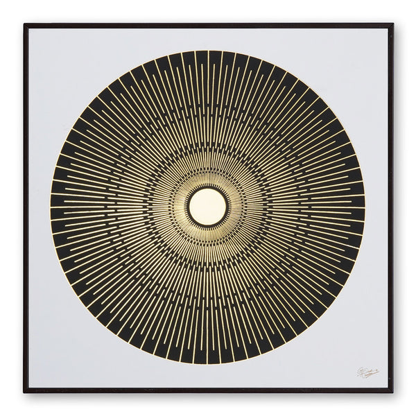 Tehzeeb Creations Golden Embossed Wall Painting