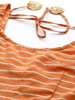 Thumbnail for Ahalyaa women's wear Traditional wear lehenga choli - Orange - Distacart